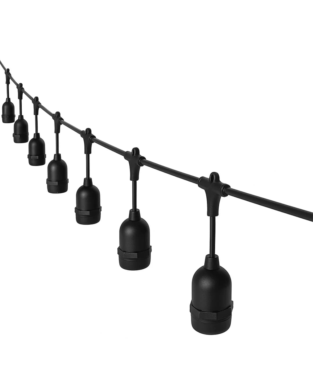 10 Metre 10 Duy E27 Dekoratif Dış Mekan Aydınlatma Seti - LEDx Duy Grubu