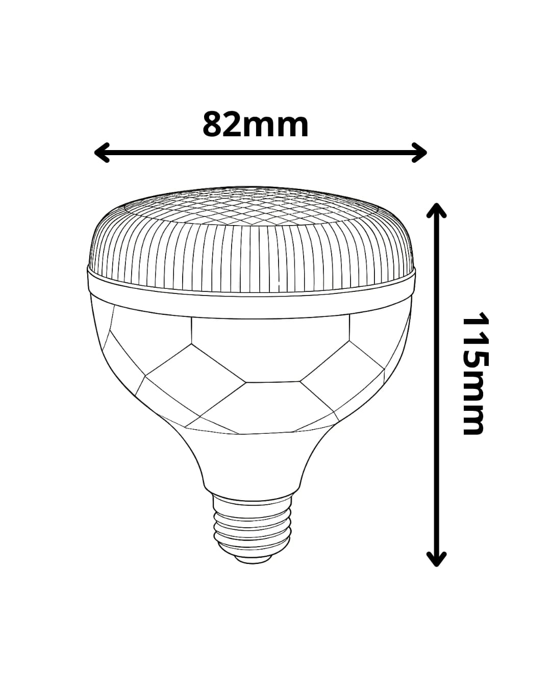 20W Kristal Torch LED Ampul - E27 Duy, - LEDx Led Ampuller Modeli - Görsel 3