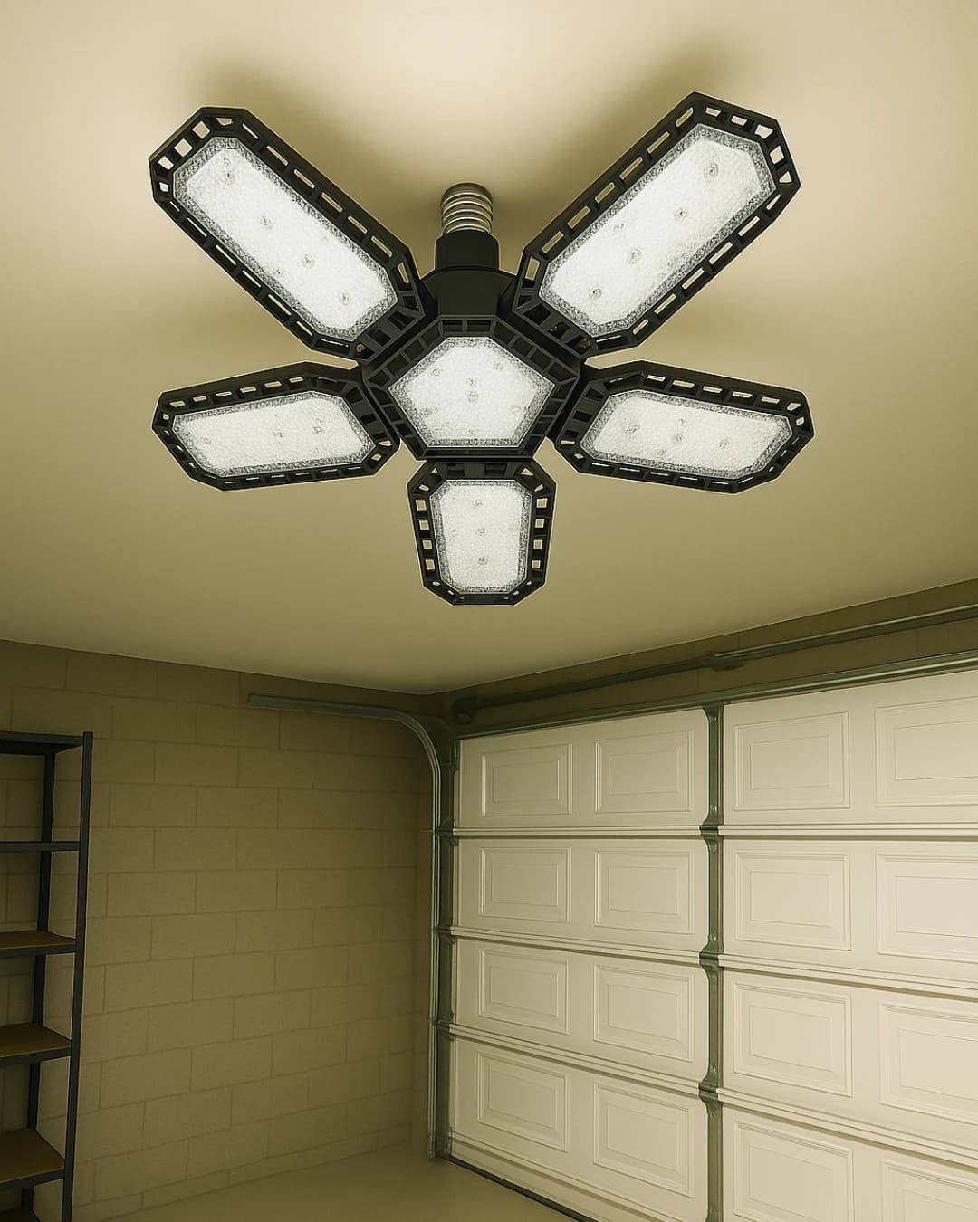 60W Beş Kanatlı Katlanabilir LED Yüksek Tavan Aydınlatma Lambası - LEDx Led Ampuller Modeli - Görsel 2