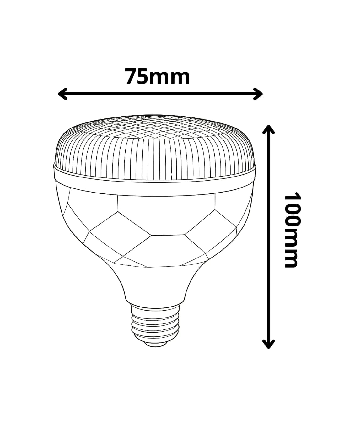 15W Kristal Torch Ampul - E27 Duy Yüksek Performanslı Kristal Tasarım - LEDx Led Ampuller Modeli - Görsel 3